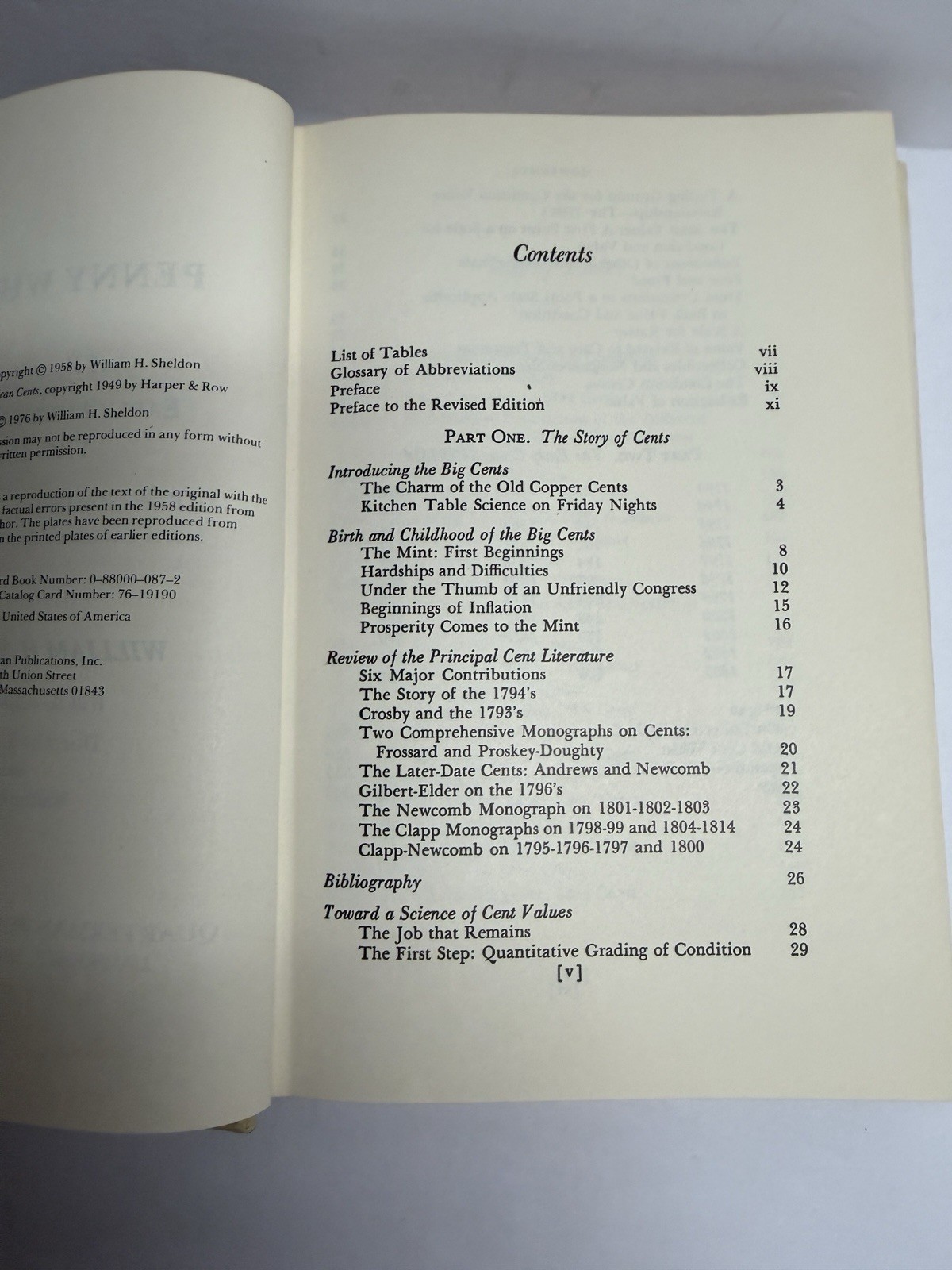 Penny Whimsy A Revision of Early American Cents 1793-1814 1976 William Sheldon
