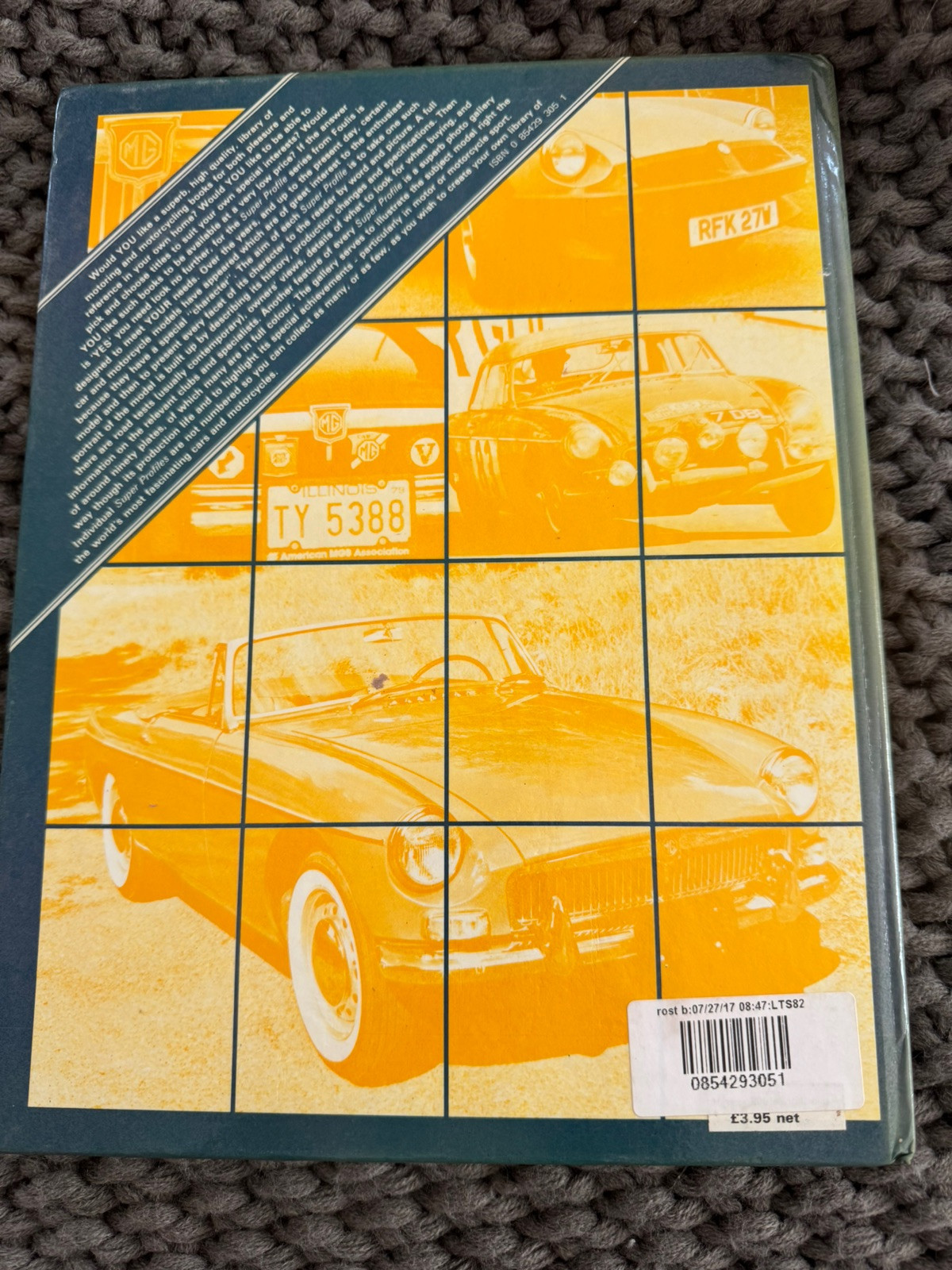 Super Profile Car Ser.: MGB (Foulis Motoring Book) by L Porter (1982 Hardcover)