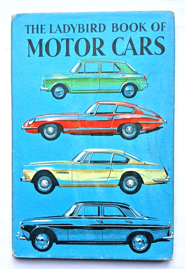 Ladybird Book of Motor Cars 1963, series 584, revised ed, 2/6, DJ, David Carey