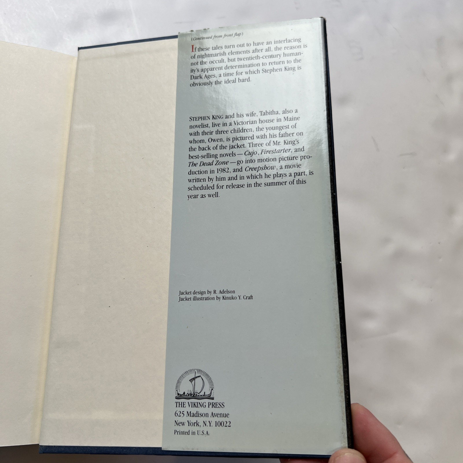Different Seasons by King, Stephen Hardcover Book 1982 Viking – 1st Edition