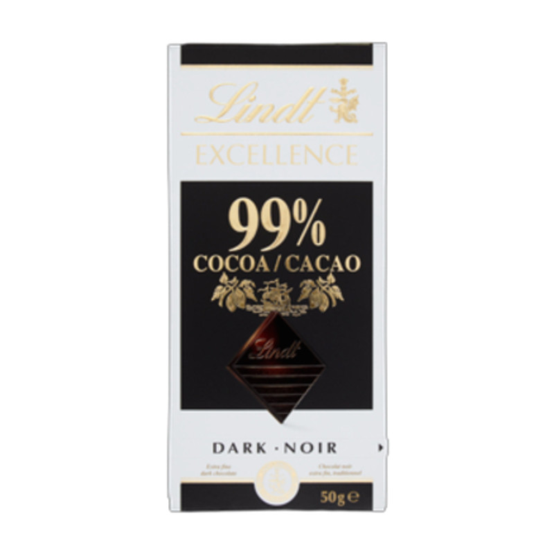 3046920020558 Lindt EXCELLENCE 99% Cocoa 50g Lindt & Sprüngli (Poland) Sp. z o.o