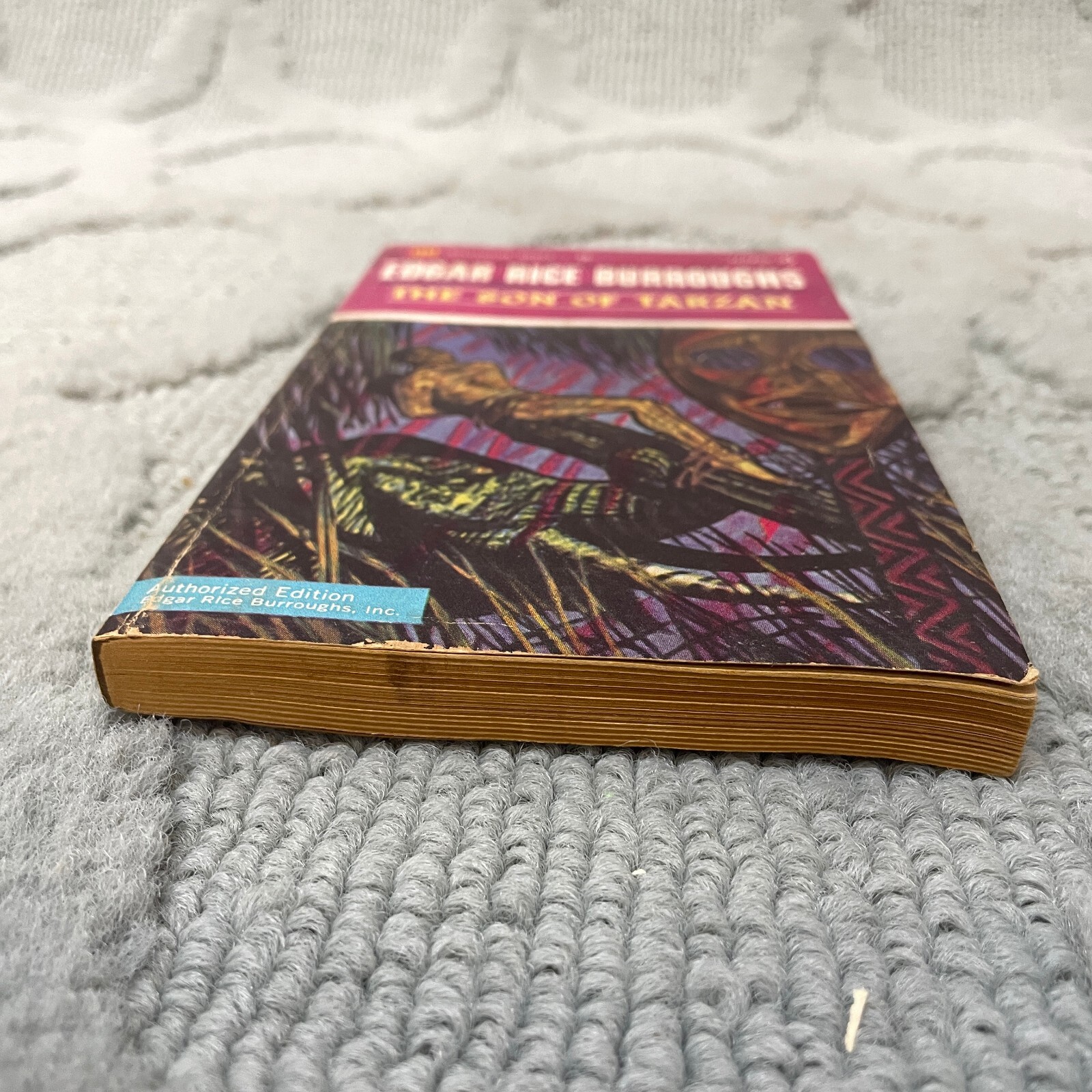 The Son Of Tarzan Adventure Paperback Book by Edgar Rice Burroughs 1963