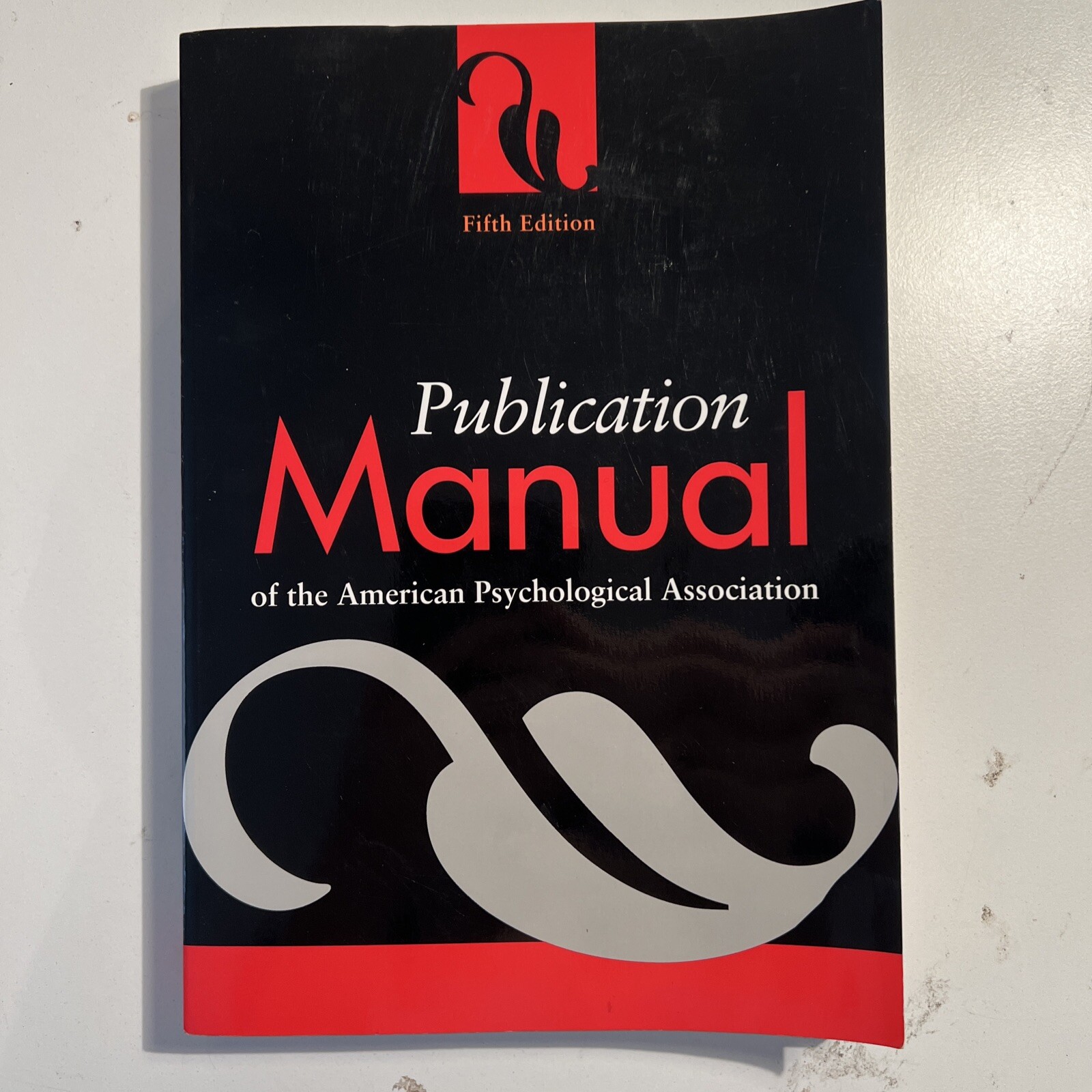 Publication Manual of the American Psychological Association Fifth Edition PB VG