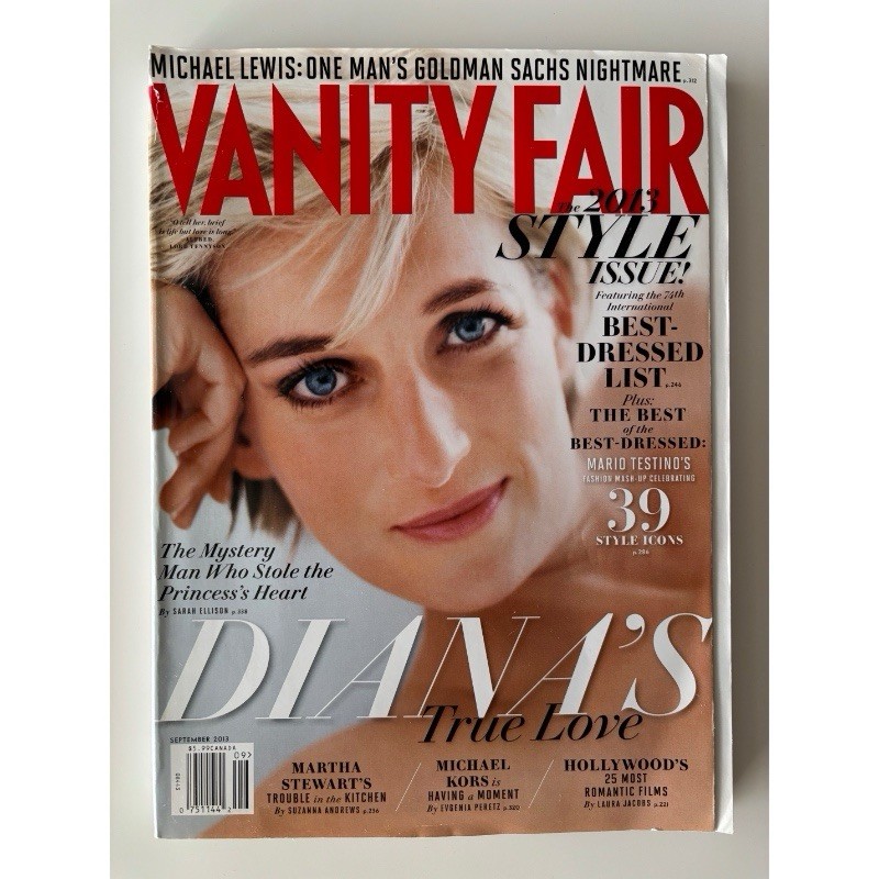 VANITY FAIR September 2013 Princess Diana Cover – Style Issue, 362 Pages