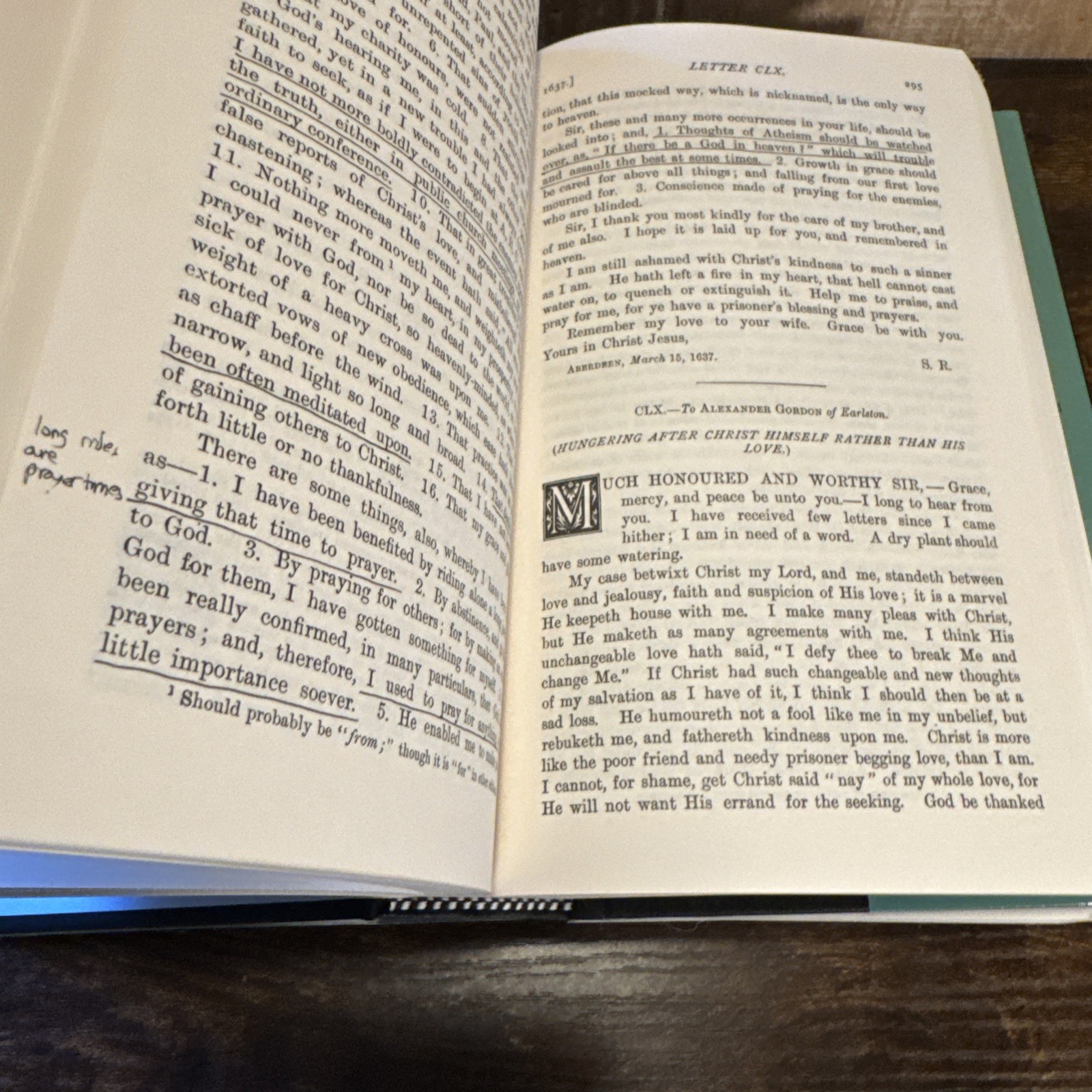 Puritan Book Lot: Letters Of Rutherford HARDCOVER, John Owen, Thomas Watson