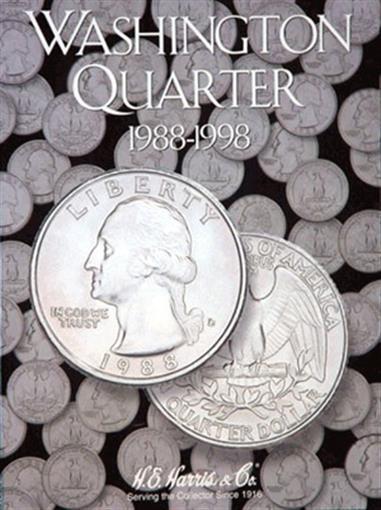Coin Folder For US Washington Quarters No 4 1988 – 1998 Harris Album 2691 New