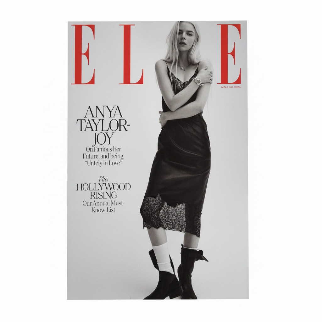 ELLE MAGAZINE June July 2024 Anya Taylor-Joy Cover Furiosa Hollywood Rising