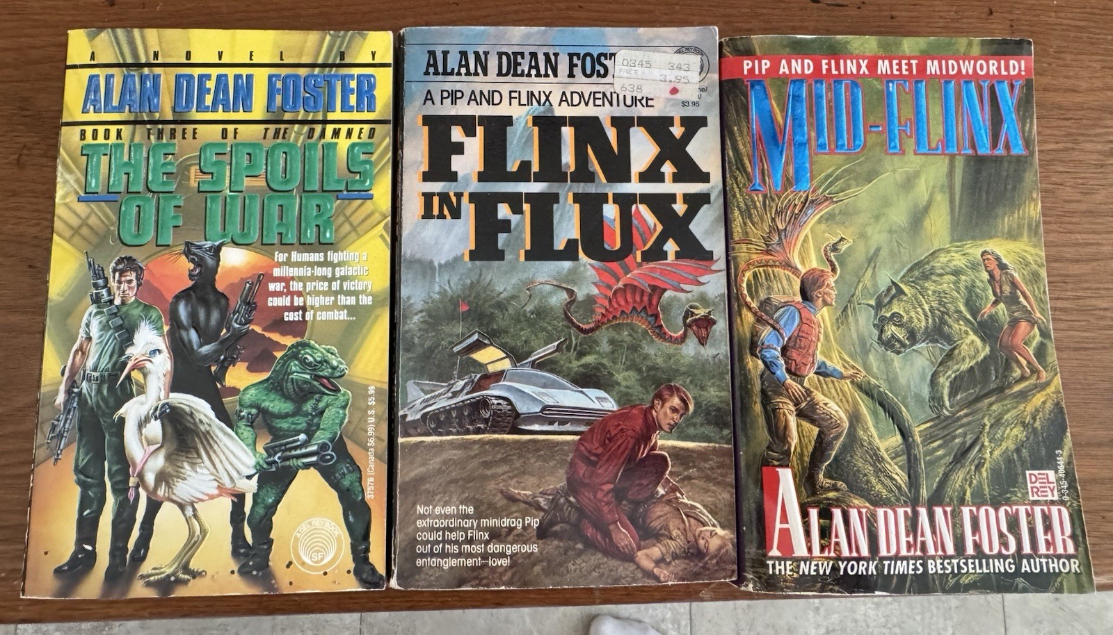 Alan Dean Foster Sci-Fi Book Lot