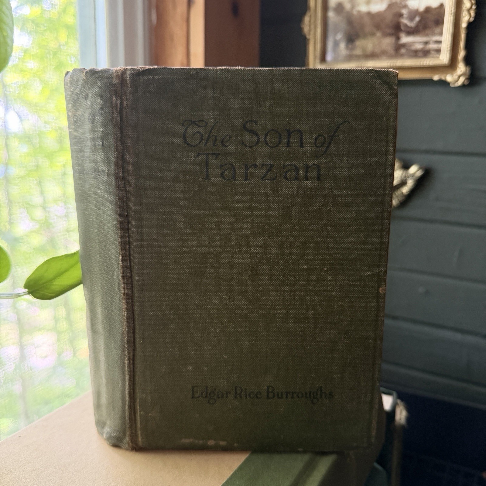 The Son of Tarzan by Edgar Rice Burroughs 1918 hardcover A. L. Burt Co.