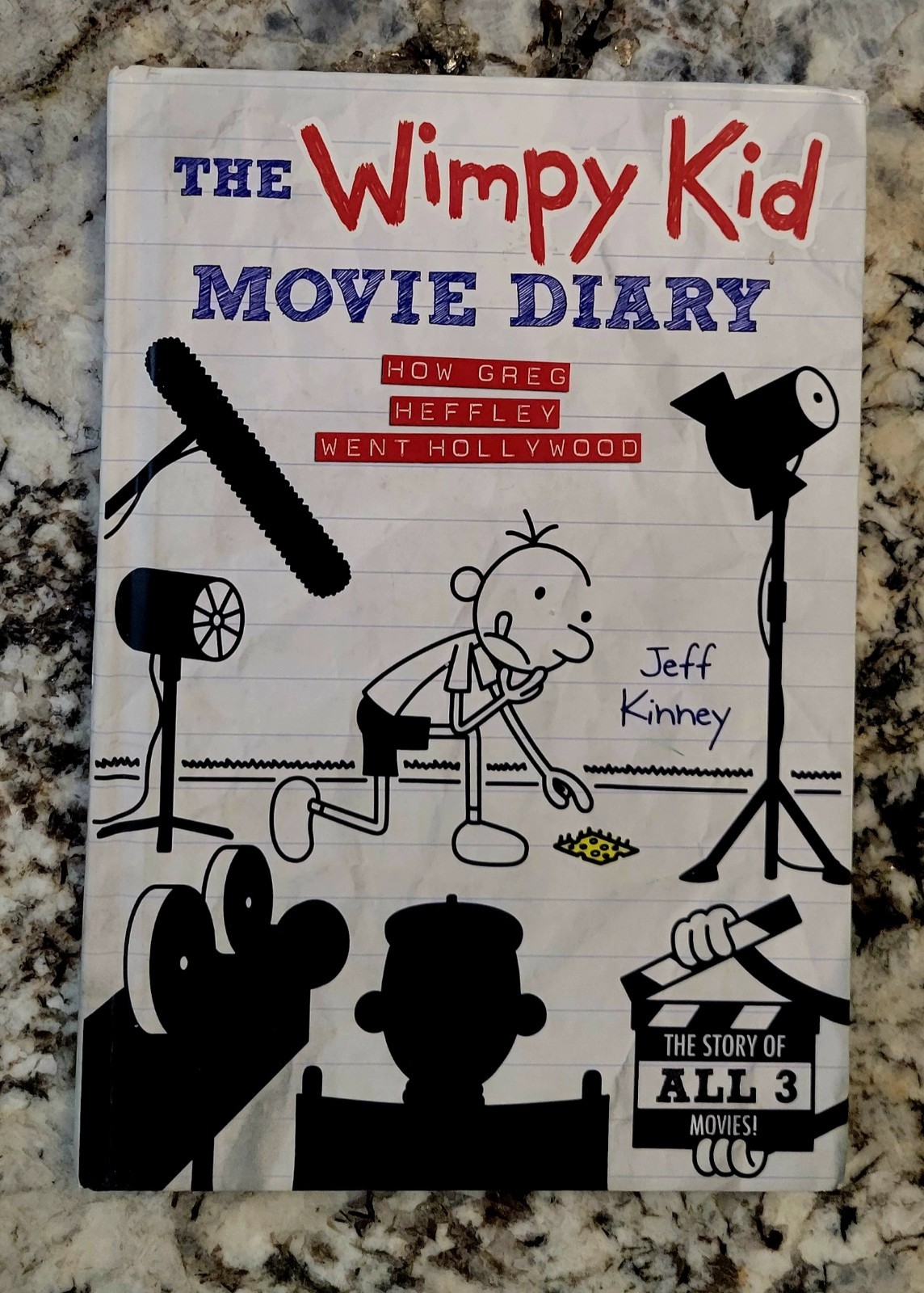 DIARY OF A WIMPY KID: MOVIE DIARY BY JEFF KINNEY, HARDCOVER BOOK! GET EM QUICK!