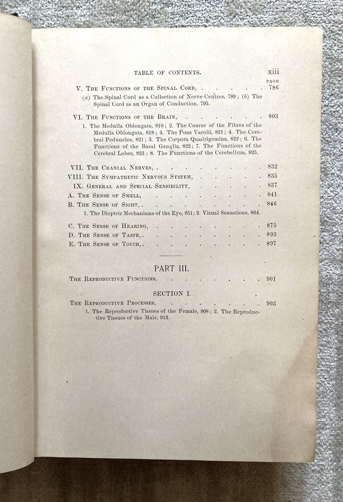 Physiology Of The Domestic Animals, Robert Meade Smith, Rare Book, 1905, Good+.