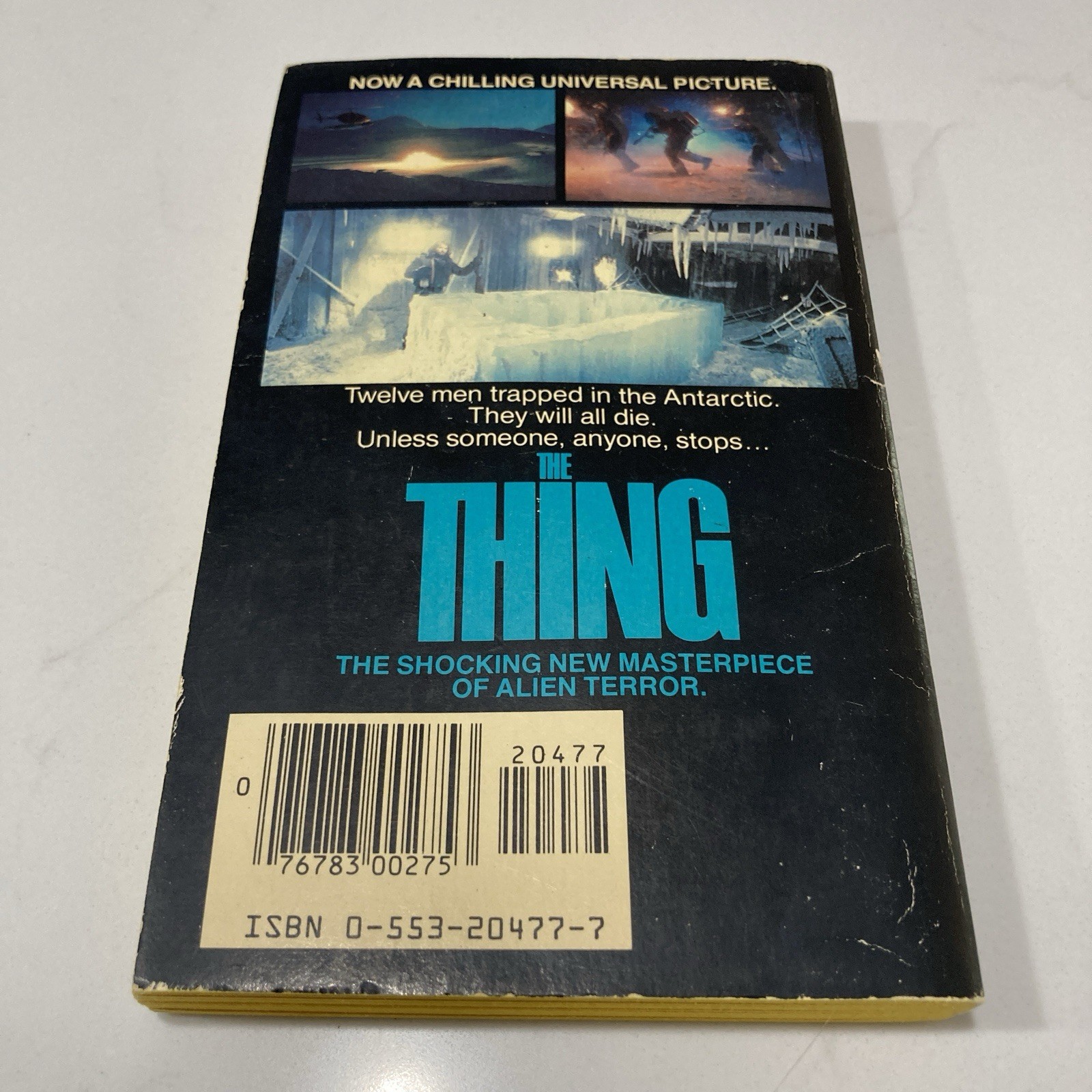 The Thing by Alan Dean Foster 1982 Bantam Paperback Movie Tie-In