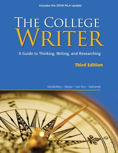 The College Writer: A Guide to – VERY GOOD