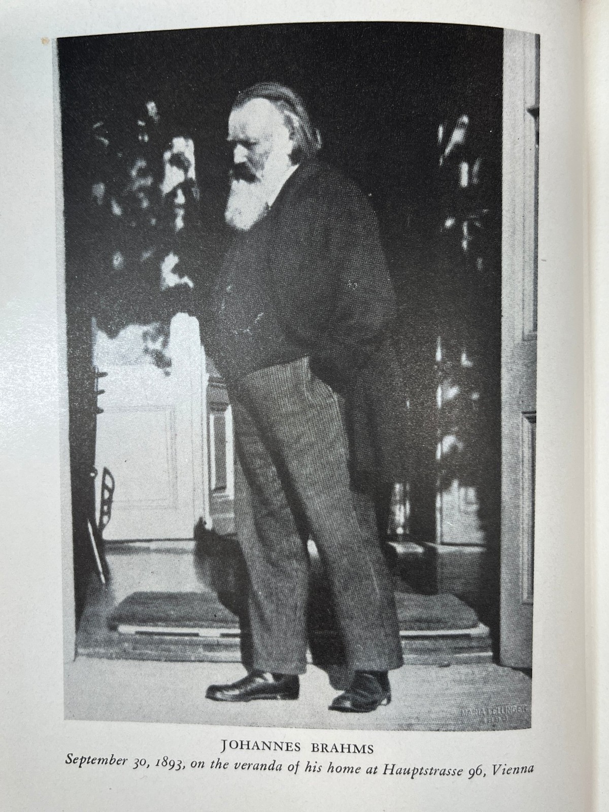 1947 Brahms by Walter Niemann Alfred A Knopf Sixth Printing Illustrated