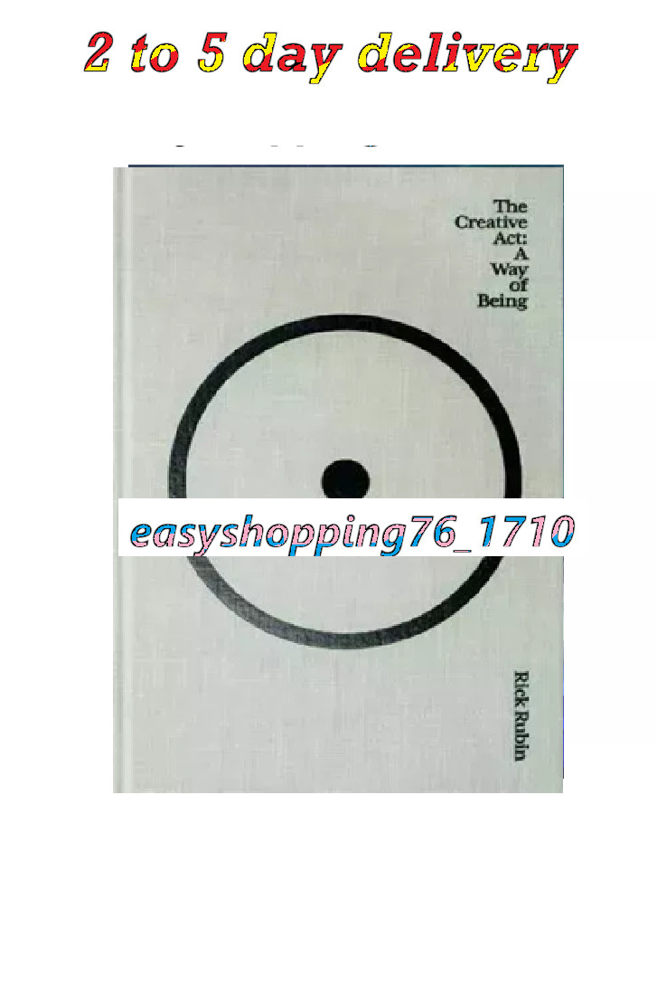 The Creative Act : A Way of Being by Rick Rubin PAPER BACK FREE SHIPPING…