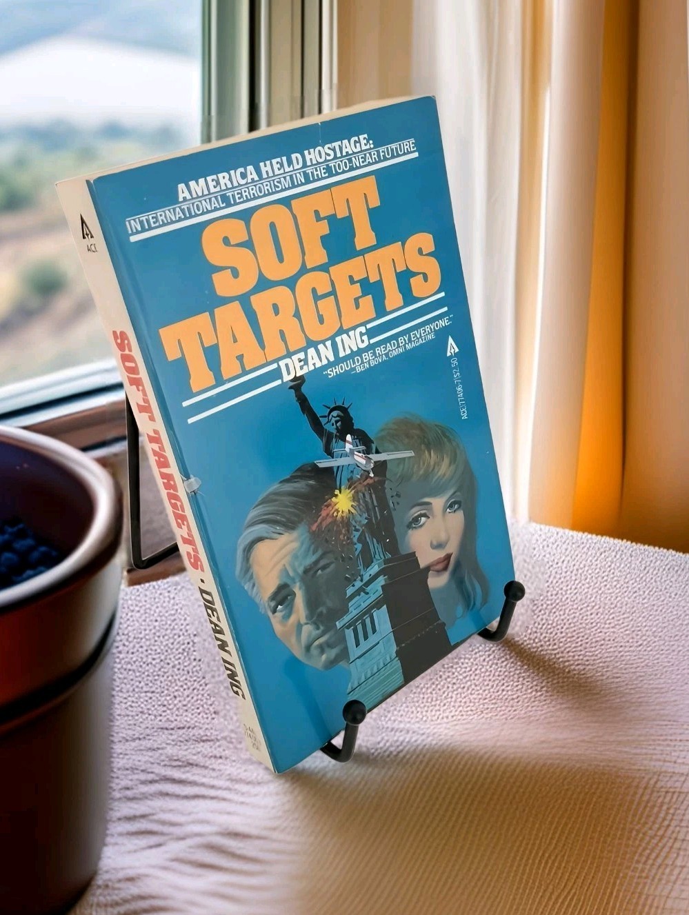 Soft Targets Dean Ing Dean Ellis Cover Art ACE Science Fiction Int’l Terrorism