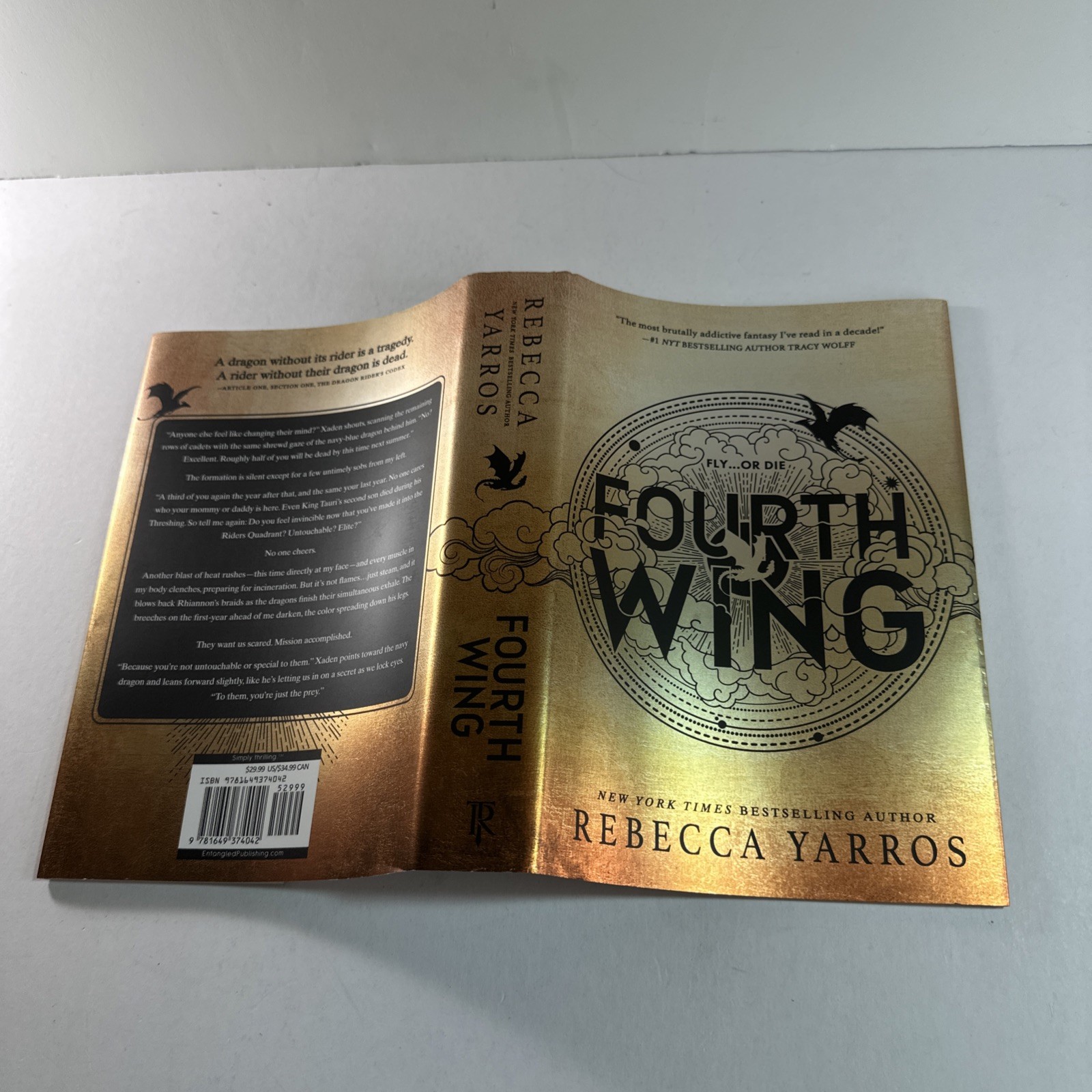 Fourth Wing, Iron Flame & Onyx Storm by Rebecca Yarros First Editions HC Trilogy