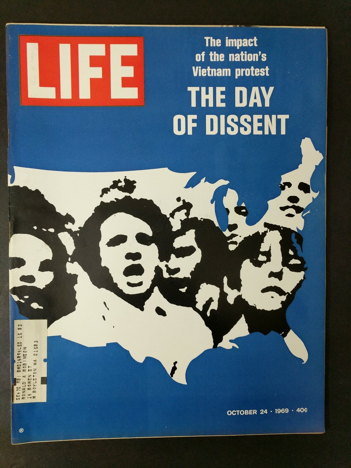 LIFE MAGAZINE OCTOBER 24 1969 WASHINGTON REDSKINS VIETNAM MILLION MAN MARCH NICE