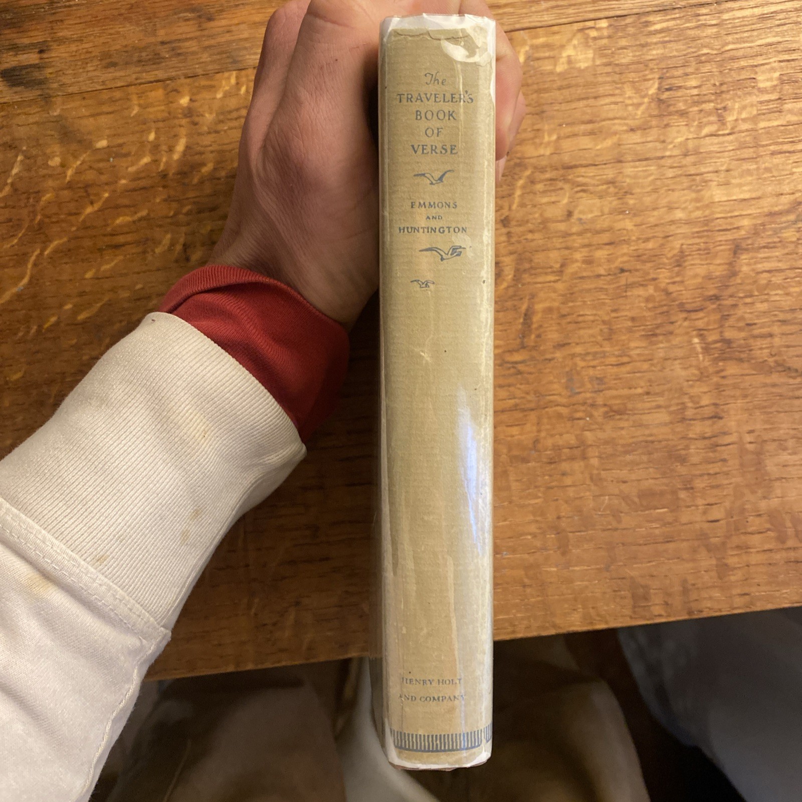 The Traveler’s Book of Verse by Frederick E. Emmons 1928 Hardcover