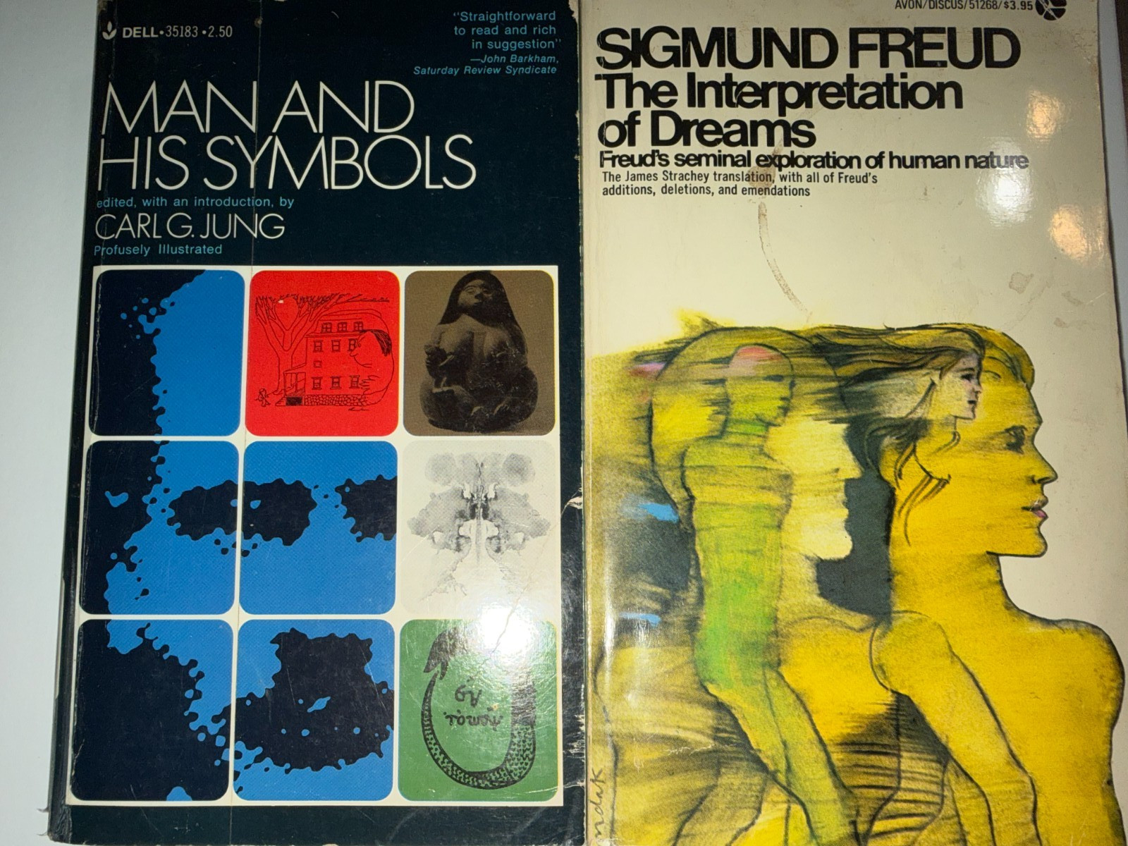 Psychoanalysis Bundle Freud and Jung Vintage Paperbacks Man and His Symbols