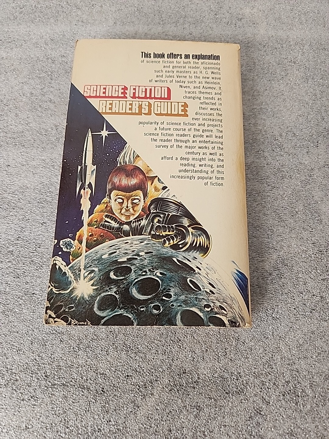 Science Fiction Reader’s Guide by L. David Allen 1974 Vintage PB Cool Cover Art
