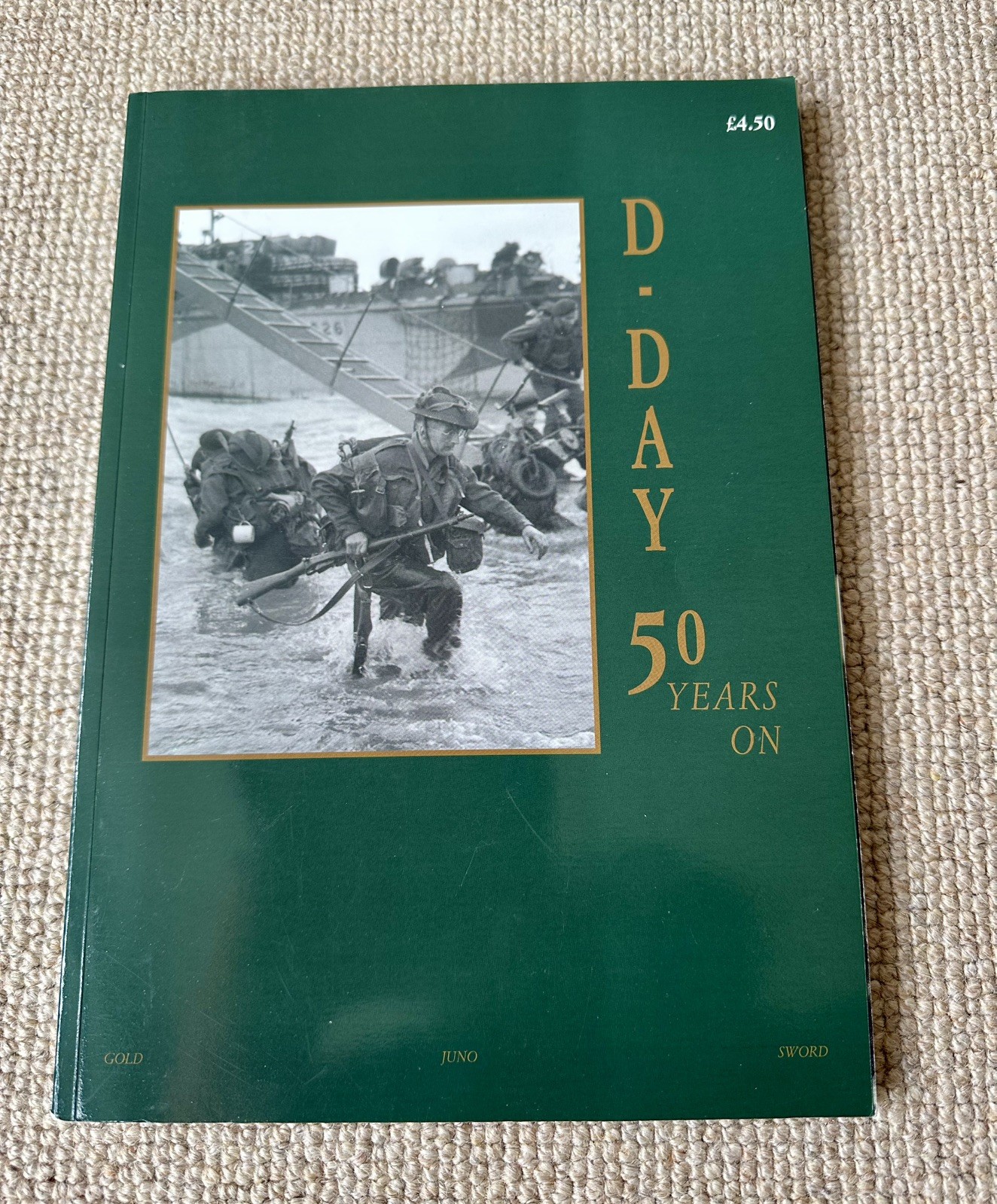 D-Day 50 Years On 196-pages of Pics Commentary Analysis with Colour Graphics UK