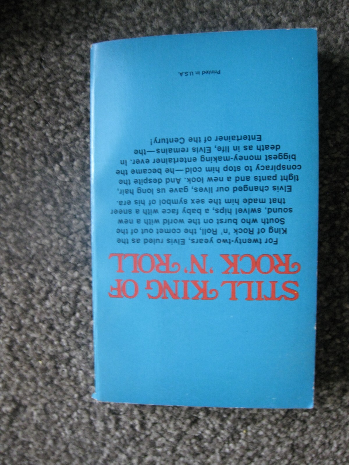 VINTAGE 1977 PRESLEY ENTERTAINER OF THE CENTURY PLUS 16 PAGES OF PHOTOS