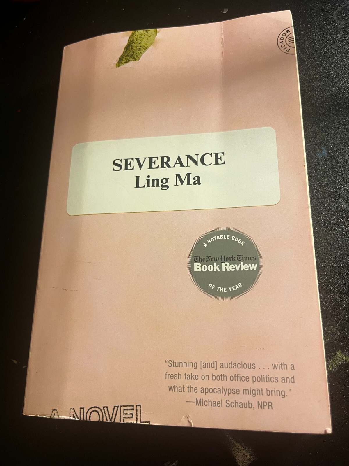 Severance : A Novel by Ling Ma (2019, Trade Paperback)