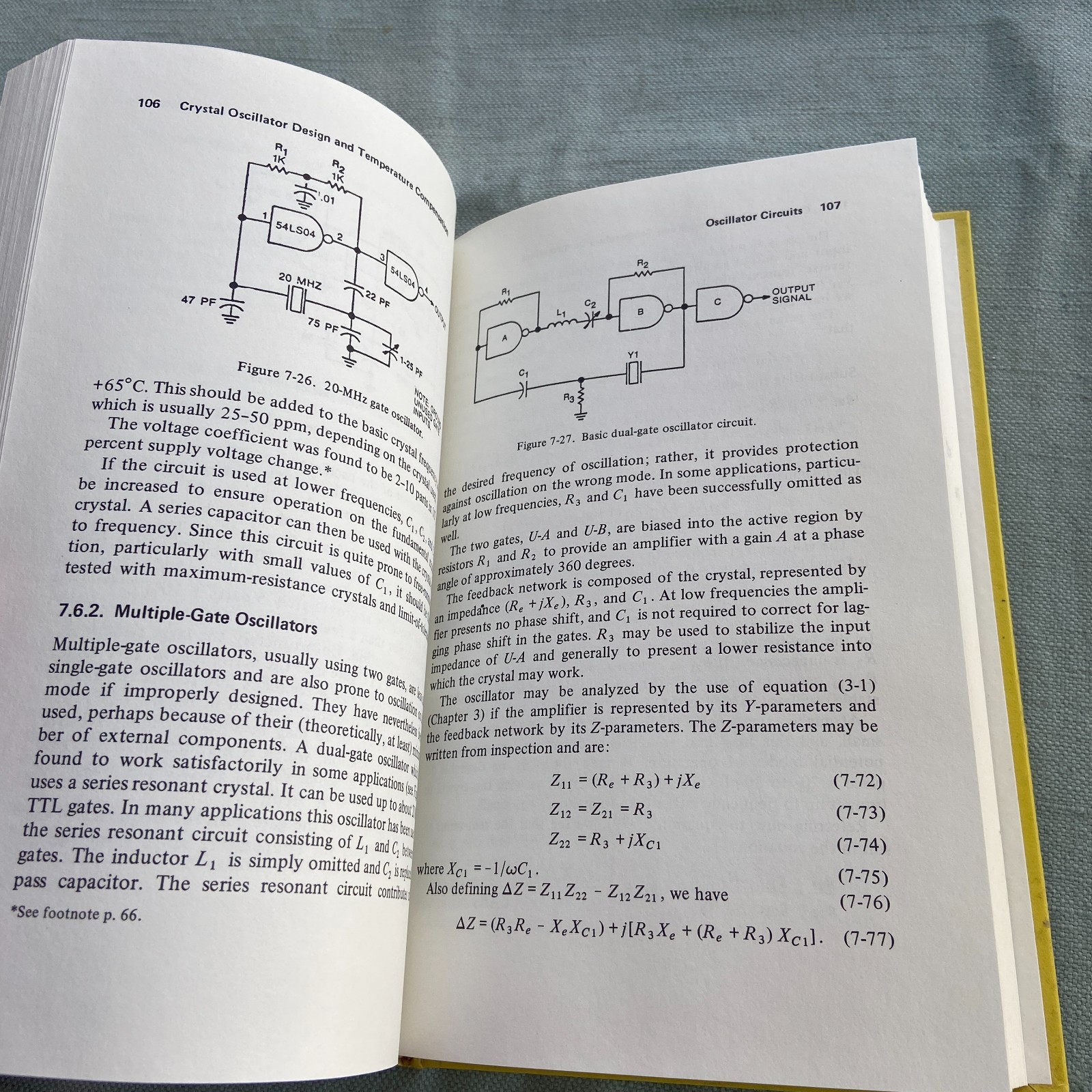Crystal Oscillator Design Temperature Compensation Frerking 1978 Book Electronic