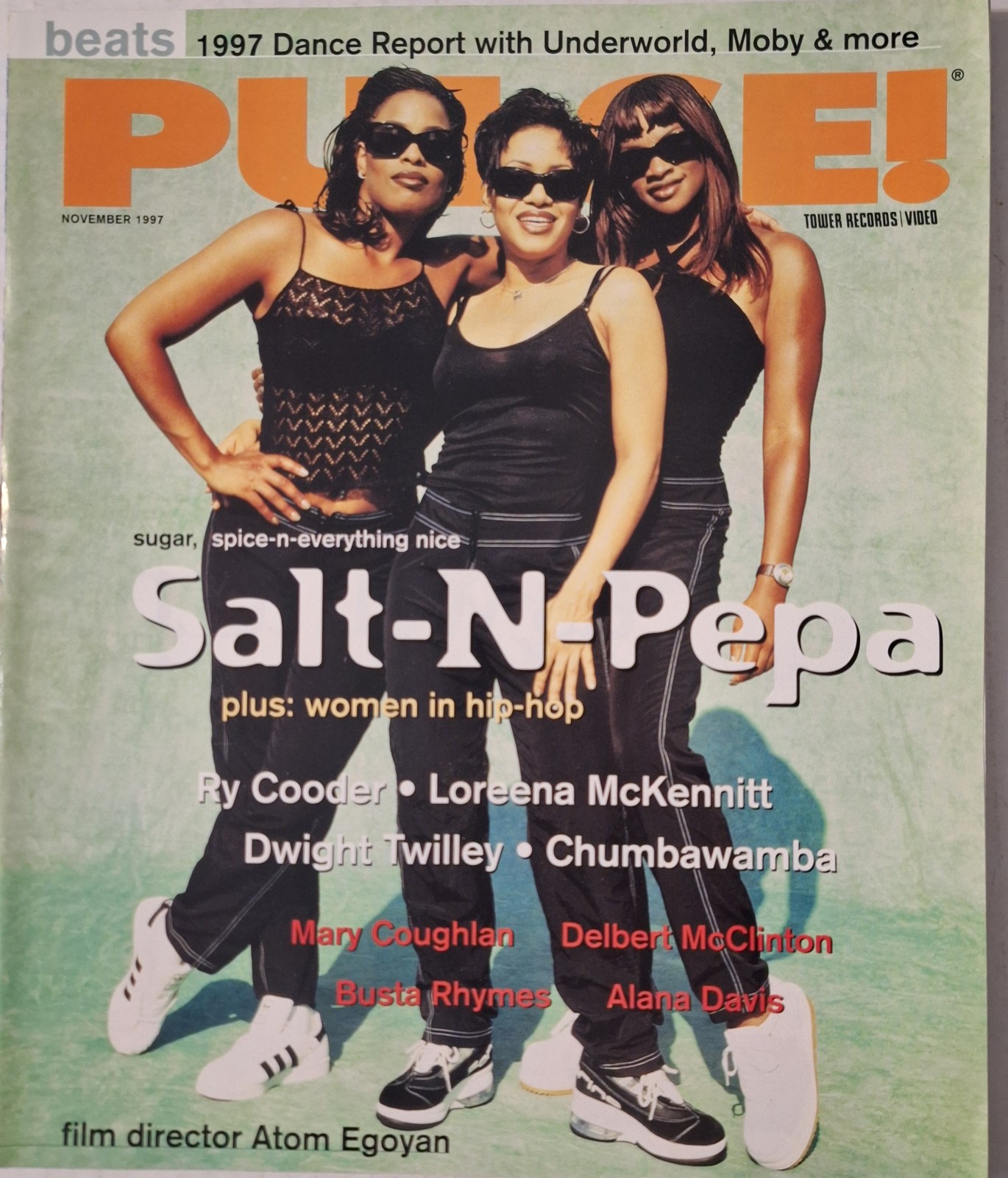 Pulse Magazine (Nov. 1997) Salt-N-Pepa/Chumbawamba/Alana Davis/A3/Ry Cooder