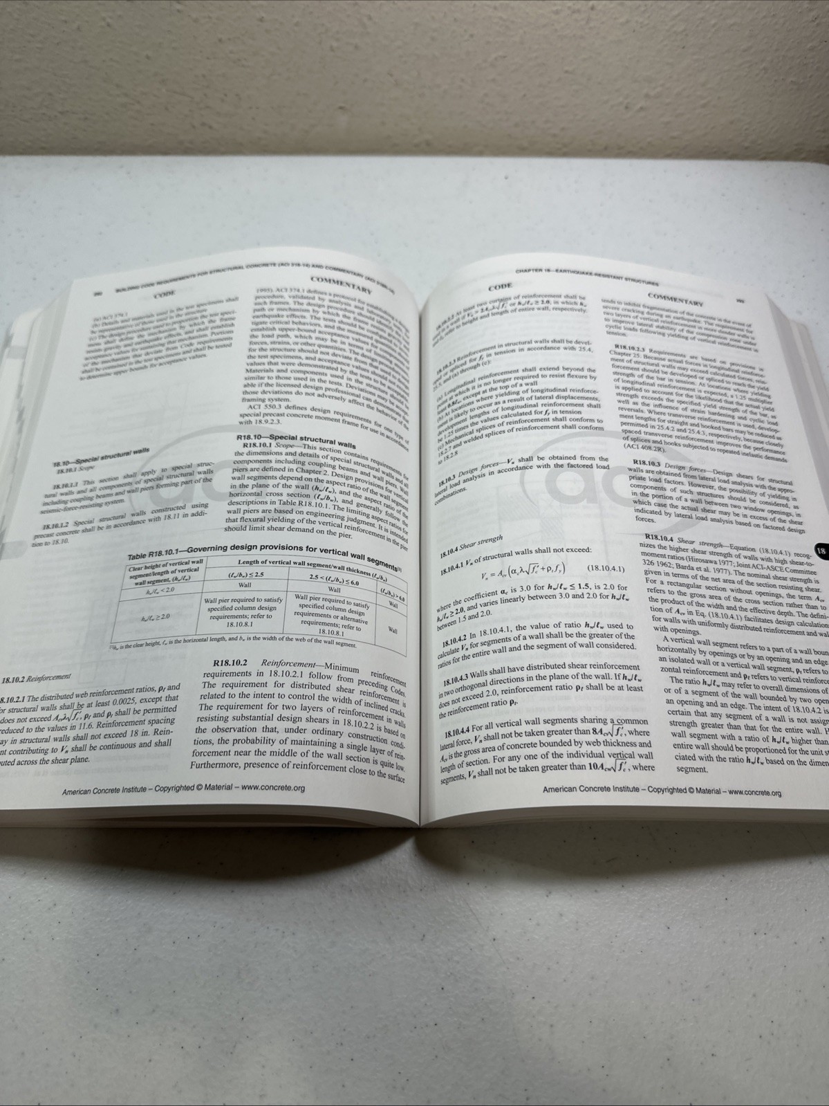 ACI 318-14 Structural Concrete Building Code Book American Concrete Institute