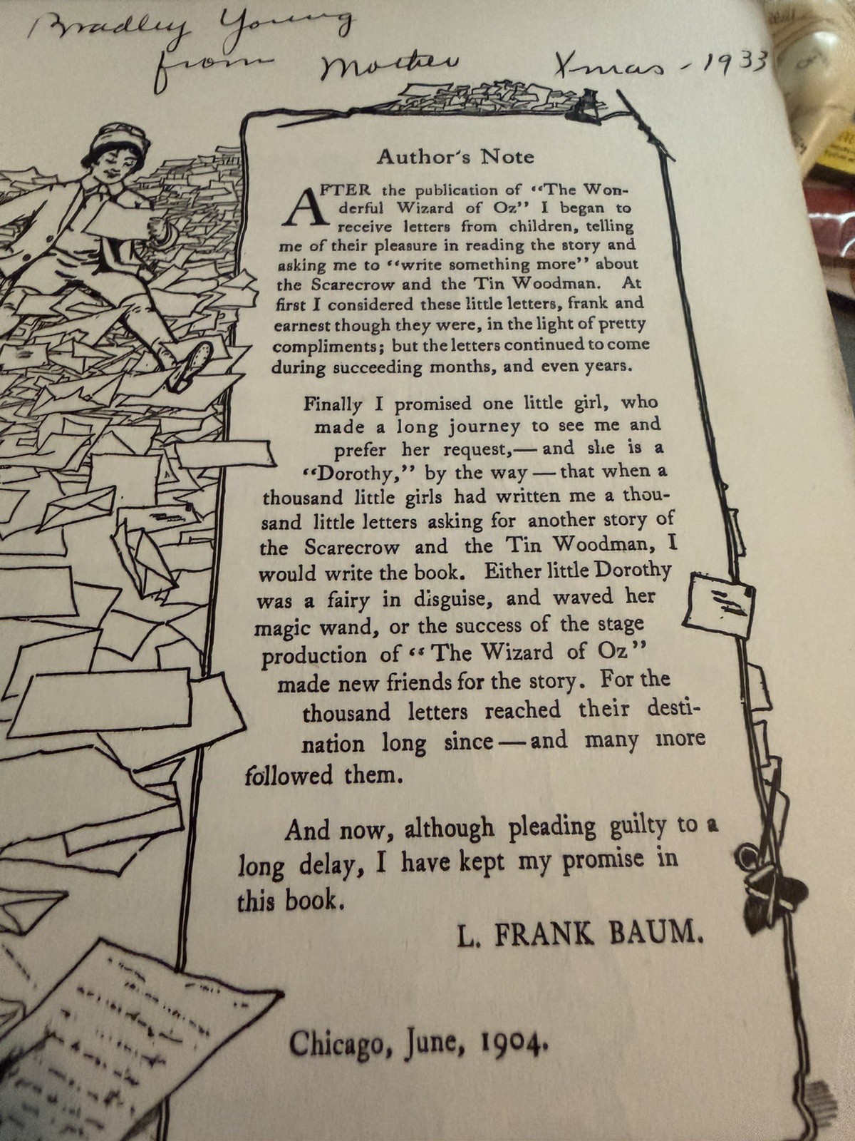 4 Lot Bundle Collection Antiquarian Antique Vintage L Frank Baum OZ Books HB