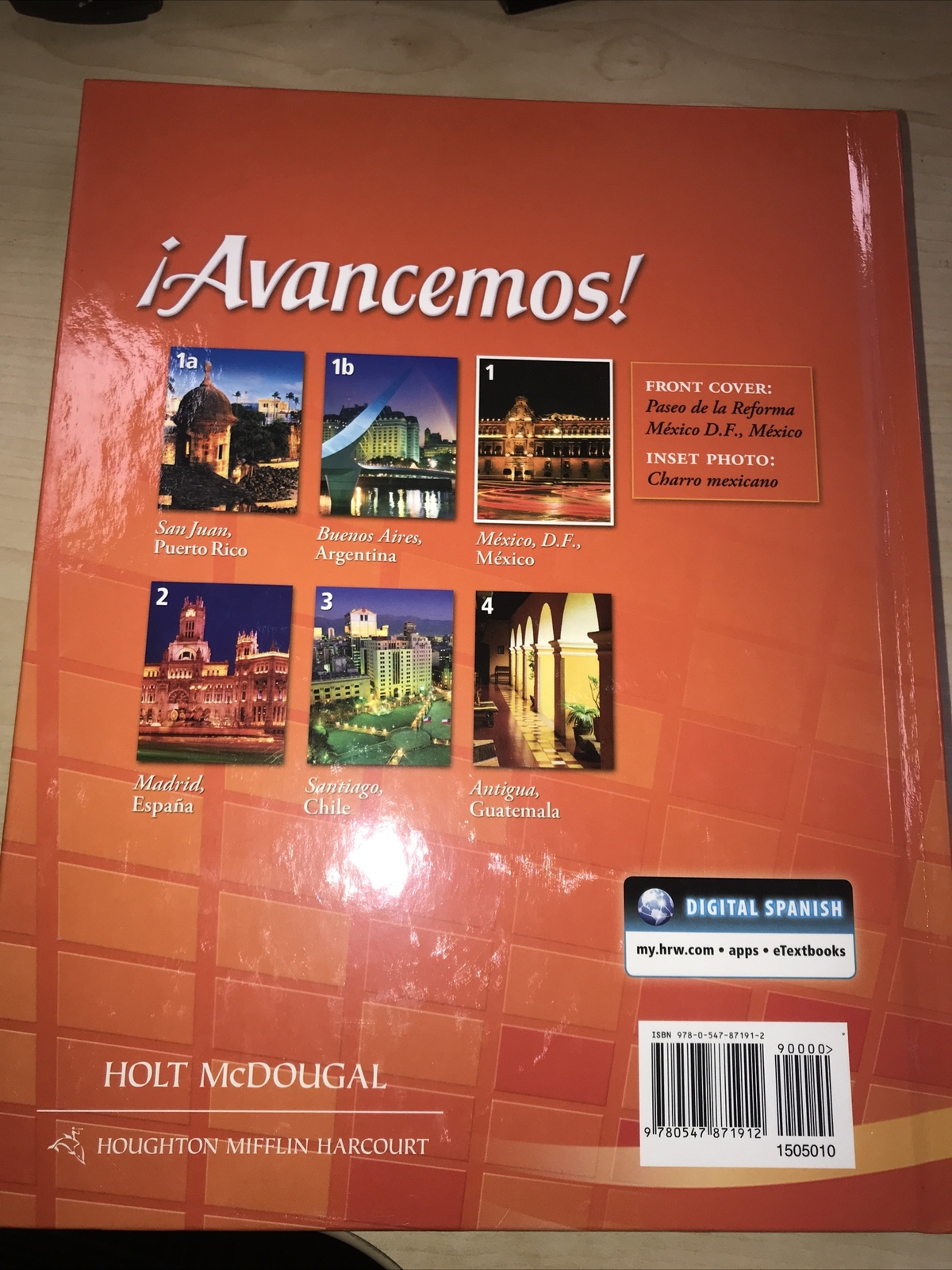 ¡Avancemos! Ser.: ¡Avancemos! : Student Edition Level 1 2013 by HOLT MCDOUGAL…