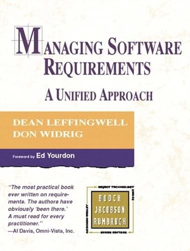 Managing Software Requirements: A Unified Approach (The Addison-Wesl – VERY GOOD