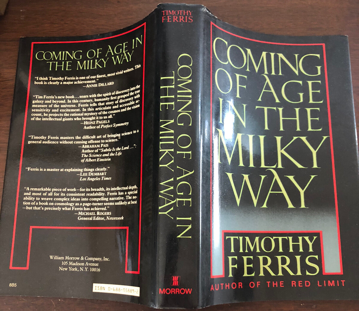 Coming of Age in the Milky Way (1988) Timothy Ferris 1st/1st
