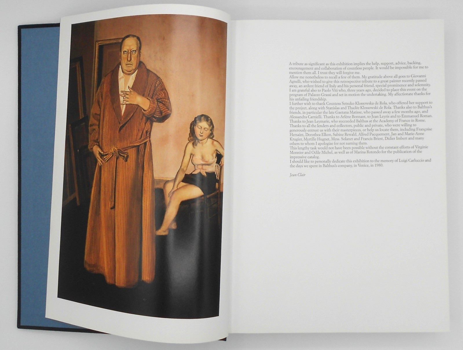 BALTHUS by JEAN CLAIR 2001, 1ST EDITION RIZZOLI BOOK HC/DJ LIKE NEW/VERY GOOD