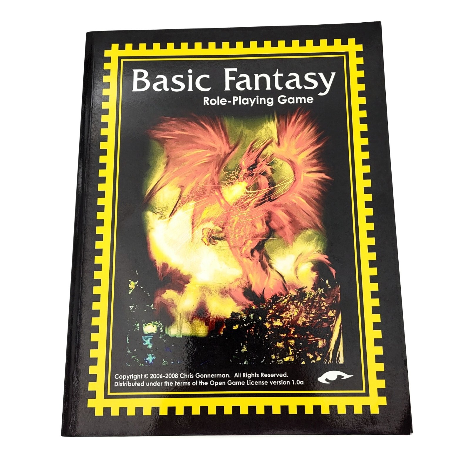 Basic Fantasy Role Playing Game Paperback Chris Gonnerman 2nd Edition 2008