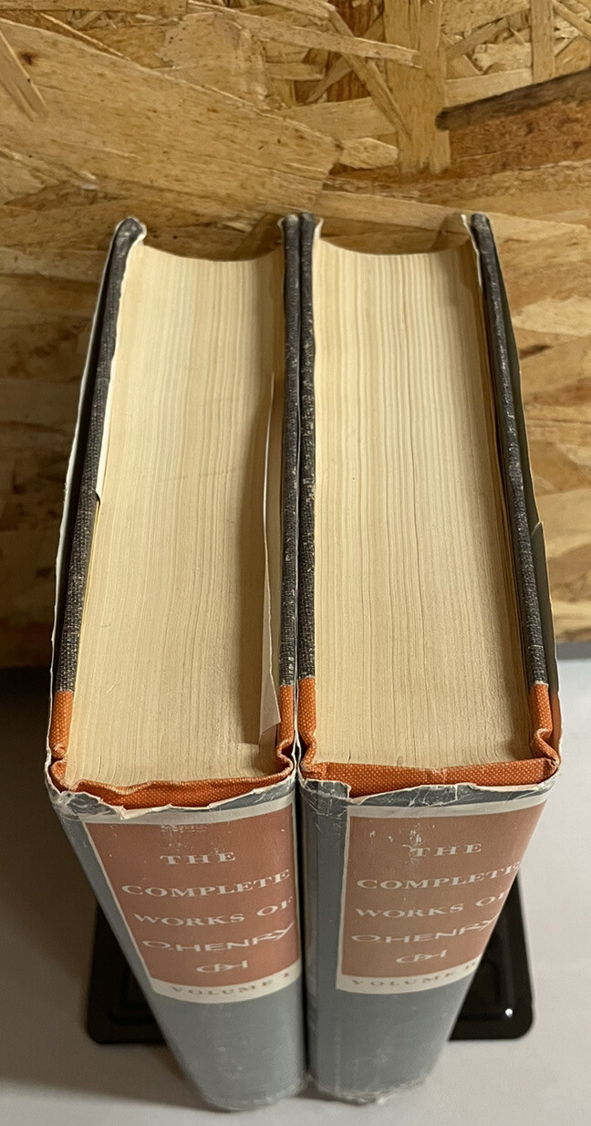 Vintage 1953 The Complete Works of O’HENRY. HC w DJ Two Volume set 1,692 Pages