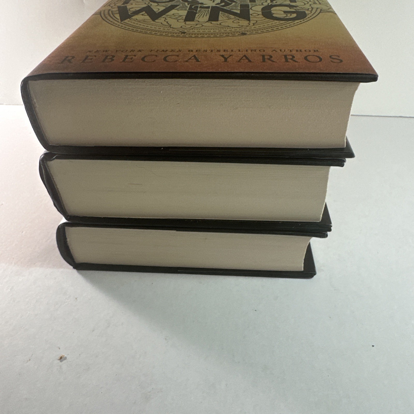 Fourth Wing, Iron Flame & Onyx Storm by Rebecca Yarros First Editions HC Trilogy