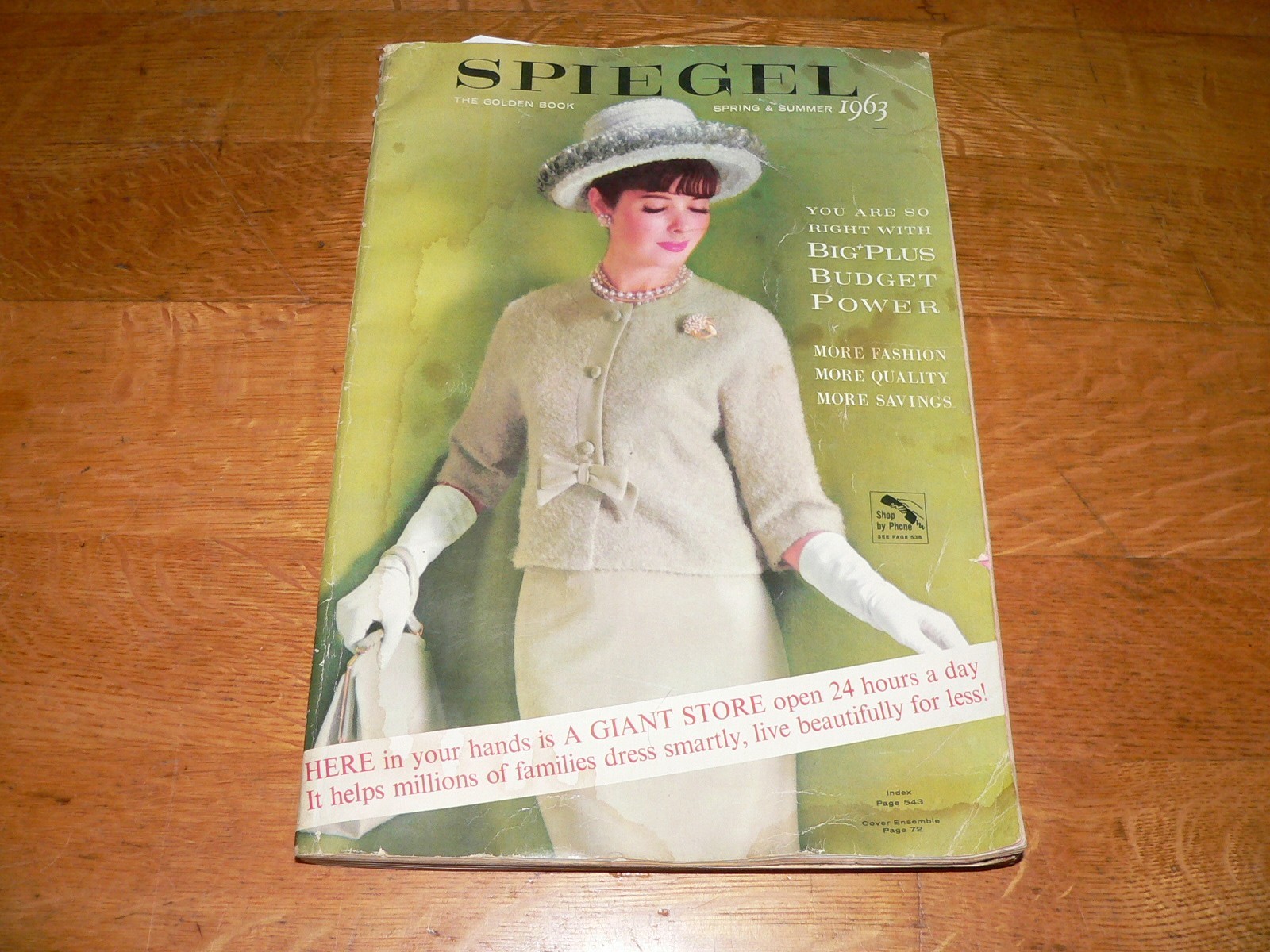 Vintage 1963 Spiegel General Merchadise Catalog, MCM Clothes, Decor, Toys etc.
