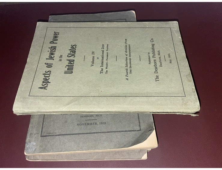 RARE ORIGINAL The International Jew 4 Volume Complete Set 1920s HENRY FORD