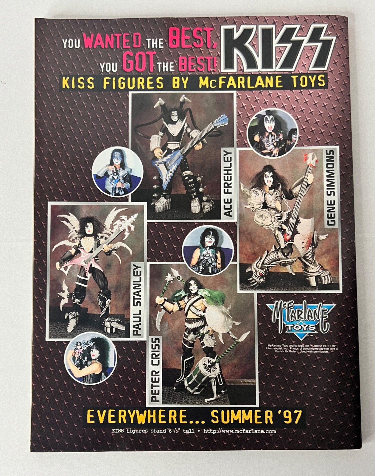 Kiss Rocks The World Magazine Metal Edge Spring 1997, 234 Pages