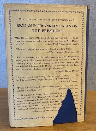 F. D. R. AND THE PATRIOT’S CLUB by John De Meyer 1940 Halter T-106