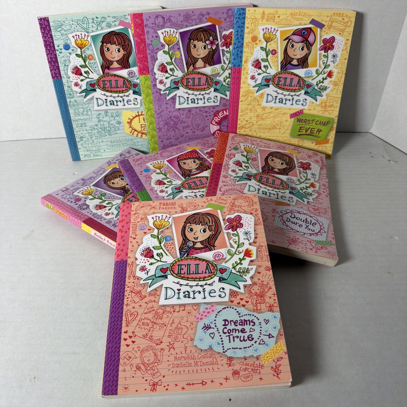 Usborne Kane Miller Ella Diaries Lot of 7 Books Set Trade Paperback Pets Ballet