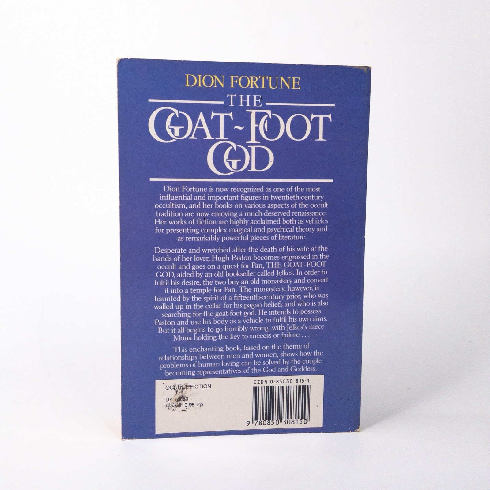 The Goat-Foot God – Dion Fortune – Aquarian Press – 1989 Paperback Occult