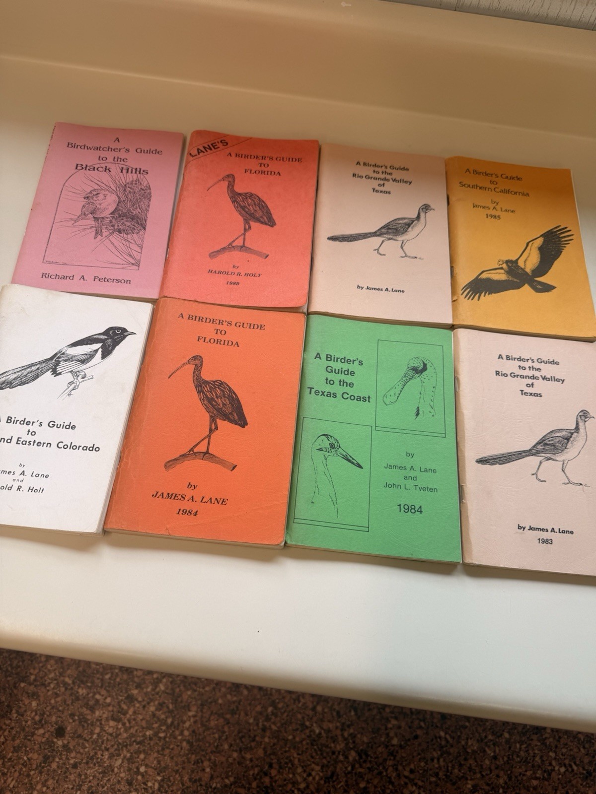 LOT 8 * BIRDWATCHER’S GUIDE 1971, 73, 83, 84, 85,89 & 1990