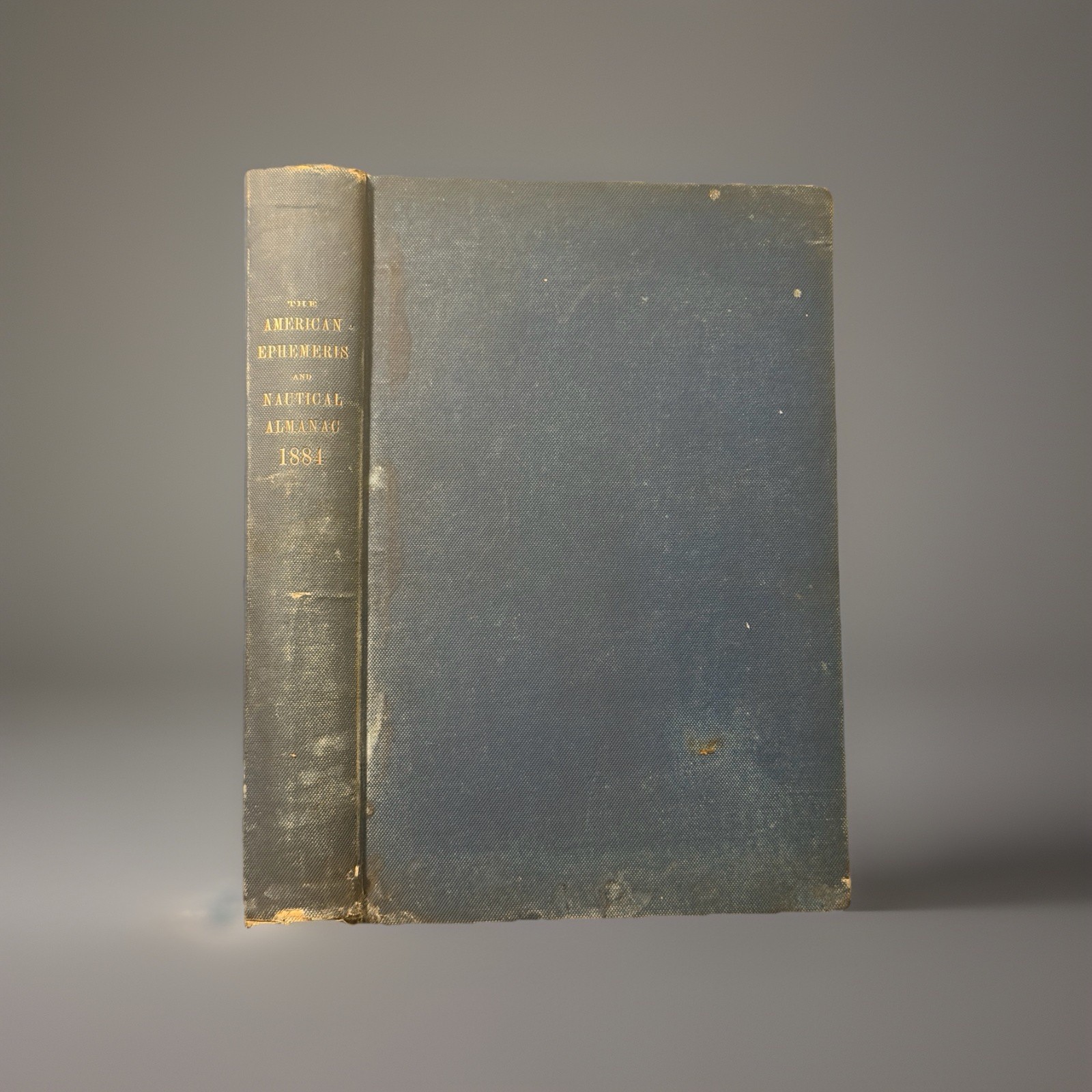 American Ephemeris Nautical Almanac 1884 1st Edition US Navy Astronomy Rare