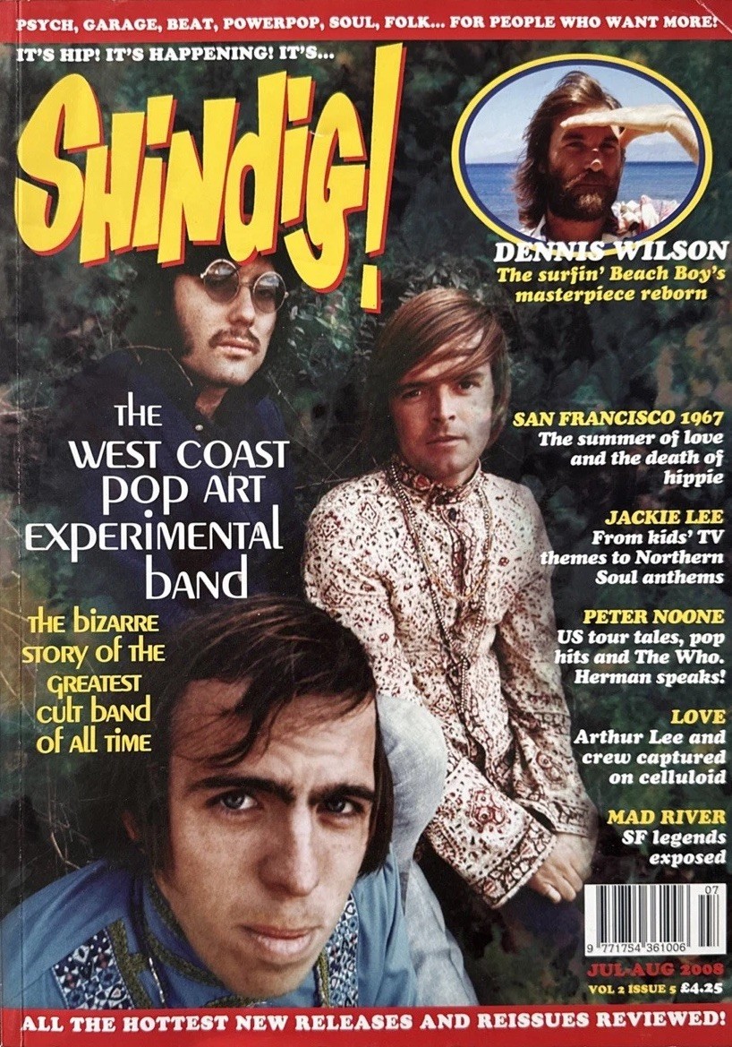 SHINDIG! Vol.2 Issue 5 2008 Dennis Wilson-West Coast Pop Art Experimental Band