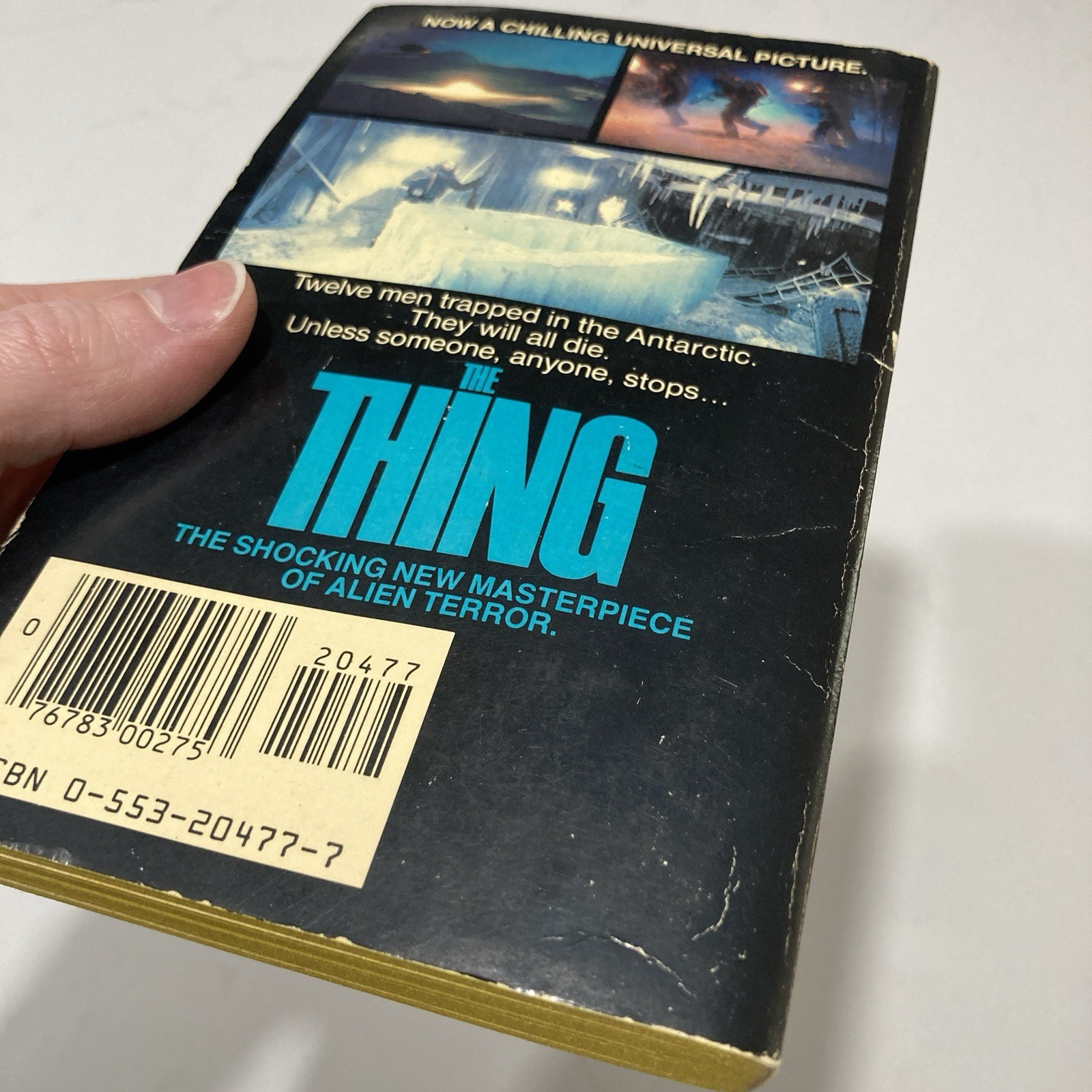The Thing by Alan Dean Foster 1982 Bantam Paperback Movie Tie-In