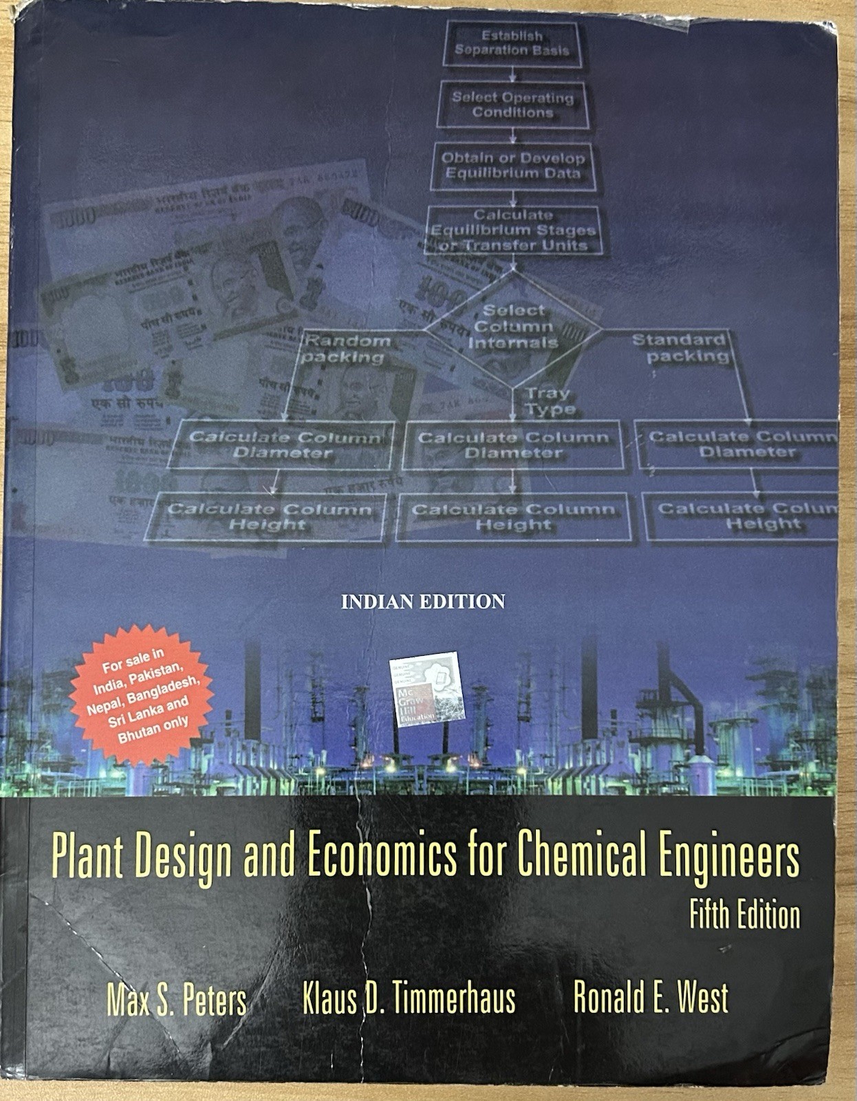 Plant Design and Economics for Chemical Engineers_Paperback_Fifth Edition_Indian